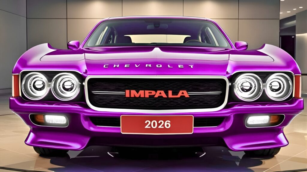 Nuevo Chevrolet Impala 2026: el sedán clásico que regresa con diseño moderno y gran elegancia