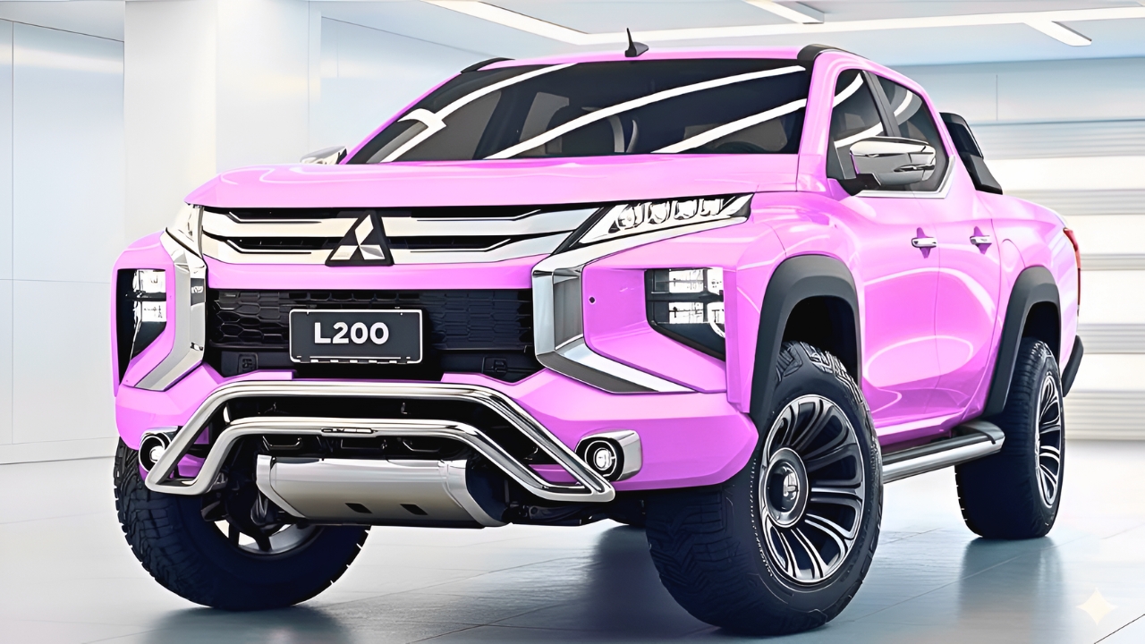 Mitsubishi L200 Pickup 2026: nueva camioneta revelada con diseño potente y futurista